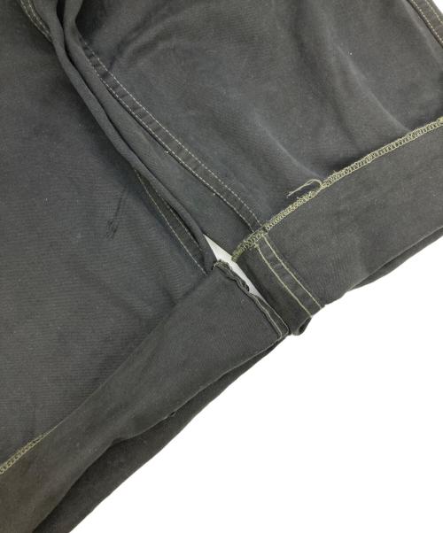 USED（ユーズド）USED (ユーズド) 後染めダブルニーパンツ ブラック サイズ:52の古着・服飾アイテム