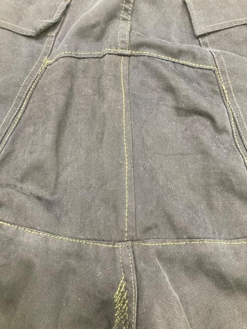 USED（ユーズド）USED (ユーズド) 後染めダブルニーパンツ ブラック サイズ:52の古着・服飾アイテム