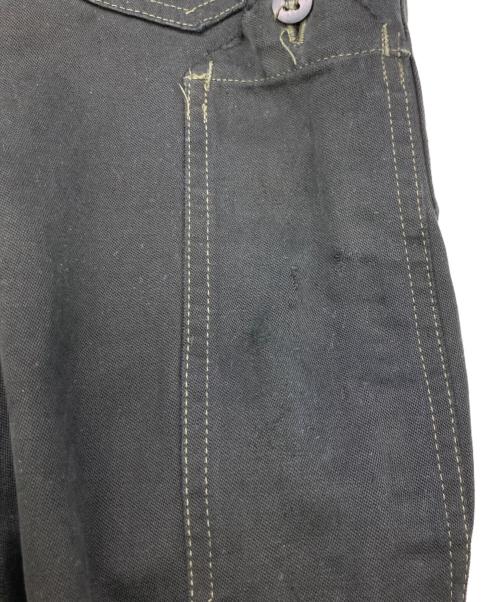 USED（ユーズド）USED (ユーズド) 後染めダブルニーパンツ ブラック サイズ:52の古着・服飾アイテム