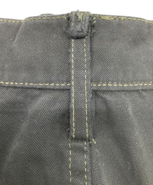 USED（ユーズド）USED (ユーズド) 後染めダブルニーパンツ ブラック サイズ:52の古着・服飾アイテム