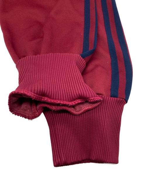 adidas（アディダス）adidas (アディダス) 80s スタンドカラートラックジャケット レッドネイビー サイズ:XLの古着・服飾アイテム