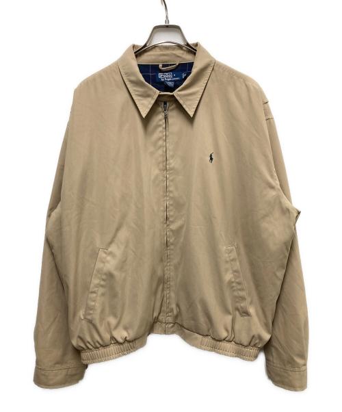 POLO RALPH LAUREN（ポロ・ラルフローレン）POLO RALPH LAUREN (ポロ・ラルフローレン) スイングトップ ベージュ サイズ:XLの古着・服飾アイテム