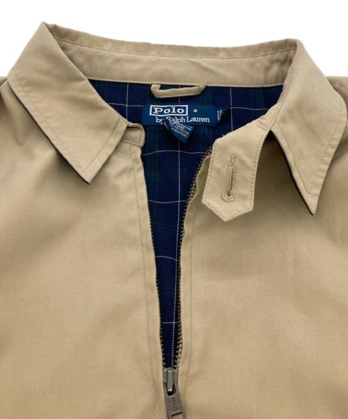 POLO RALPH LAUREN（ポロ・ラルフローレン）POLO RALPH LAUREN (ポロ・ラルフローレン) スイングトップ ベージュ サイズ:XLの古着・服飾アイテム