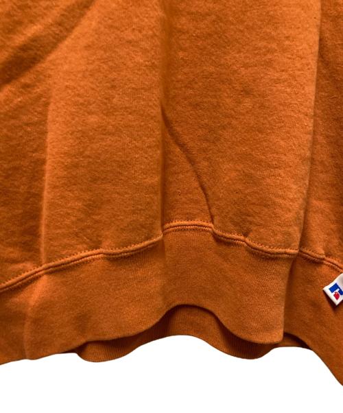 RUSSELL ATHLETIC（ラッセルアスレチック）RUSSELL ATHLETIC (ラッセルアスレチック) 前Vプレーンスウェット オレンジ サイズ:	SIZE XLの古着・服飾アイテム