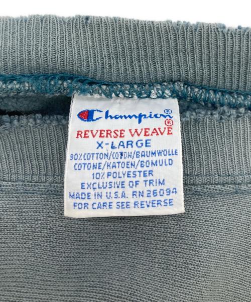 Champion（チャンピオン）Champion (チャンピオン) 90s 目付きREVERSE WEAVE グリーン サイズ:XLの古着・服飾アイテム