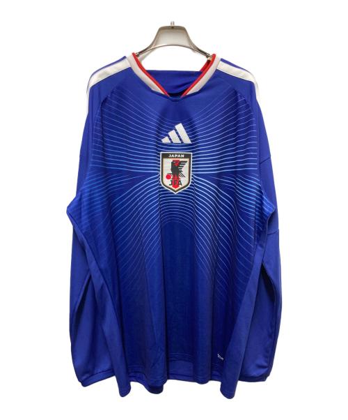 adidas（アディダス）adidas (アディダス) サッカー日本代表 2026 ホーム レプリカ ユニフォーム 長袖 ブルー サイズ:５XLの古着・服飾アイテム