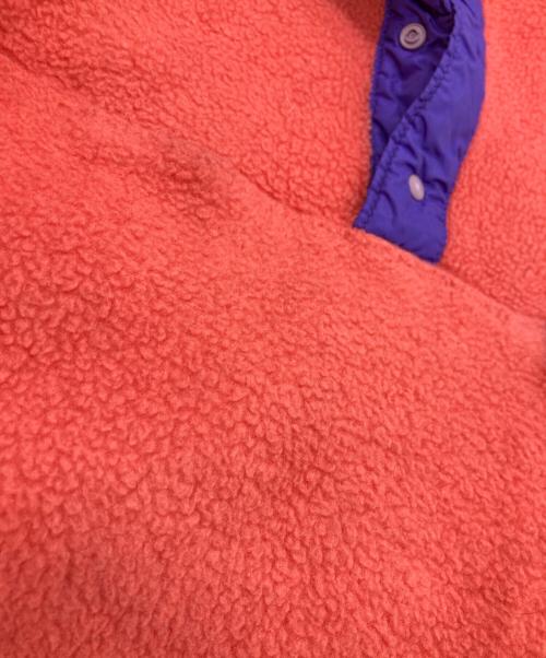 Patagonia（パタゴニア）Patagonia (パタゴニア) 90s Synchilla Snap-T サーモンピンク サイズ:Sの古着・服飾アイテム