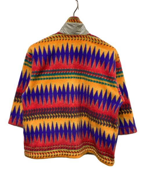 Patagonia（パタゴニア）Patagonia (パタゴニア) 90s フリースハーフジッププルオーバー マルチカラー サイズ:KIDS 8の古着・服飾アイテム