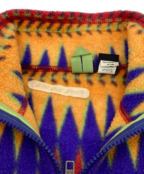 Patagonia（パタゴニア）Patagonia (パタゴニア) 90s フリースハーフジッププルオーバー マルチカラー サイズ:KIDS 8の古着・服飾アイテム