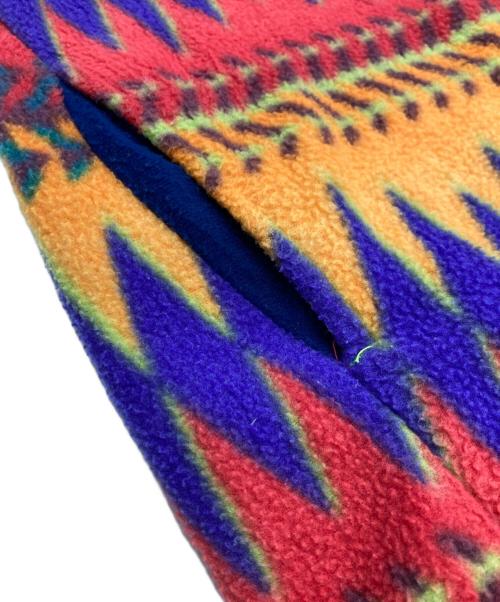 Patagonia（パタゴニア）Patagonia (パタゴニア) 90s フリースハーフジッププルオーバー マルチカラー サイズ:KIDS 8の古着・服飾アイテム