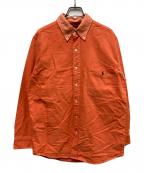 POLO RALPH LAURENポロ・ラルフローレン）の古着「BIG SHIRT ボタンダウンシャツ」｜オレンジ