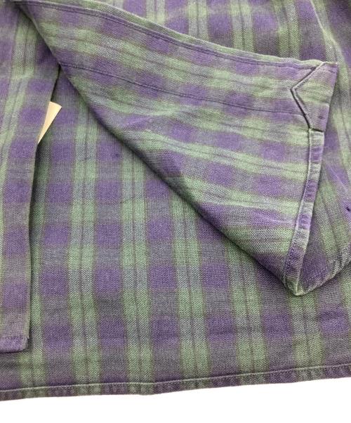 POLO RALPH LAUREN（ポロ・ラルフローレン）POLO RALPH LAUREN (ポロ・ラルフローレン) ブラックウォッチチェックシャツ グリーン×ネイビー サイズ:Mの古着・服飾アイテム