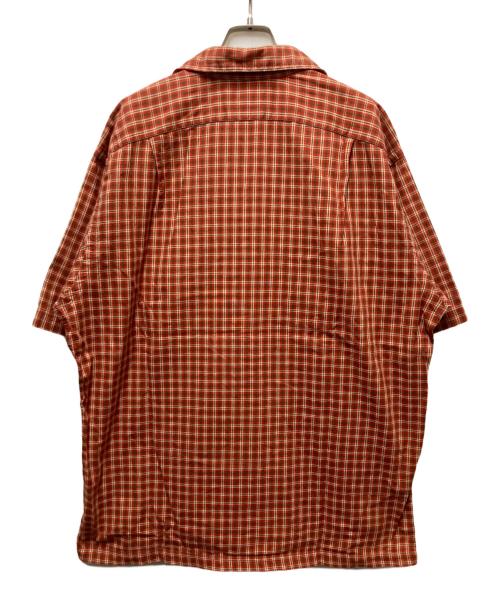 RRL（ダブルアールエル）RRL (ダブルアールエル) 90sオープンカラーシャツ オレンジ サイズ:Mの古着・服飾アイテム