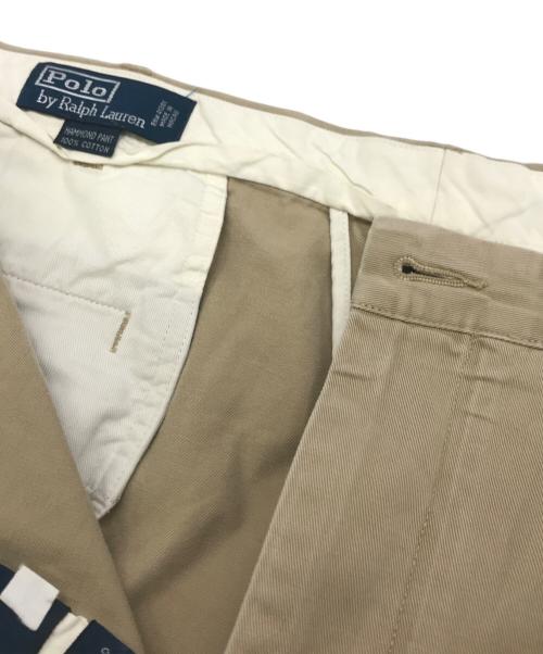 POLO RALPH LAUREN（ポロ・ラルフローレン）POLO RALPH LAUREN (ポロ・ラルフローレン) HAMMOND PANTS ベージュ サイズ:40の古着・服飾アイテム