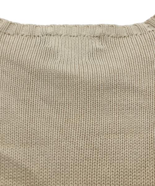 POLO RALPH LAUREN（ポロ・ラルフローレン）POLO RALPH LAUREN (ポロ・ラルフローレン) コットンニット ベージュ サイズ:XXLの古着・服飾アイテム