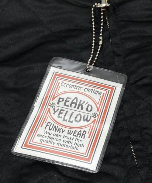 PEAK D YELLOW（ピークDイエロ）PEAK D YELLOW (ピークDイエロ) リバーシブルスカジャン/Reversible Sukajan (Souvenir Jacket) ブルー×ホワイト サイズ:38の古着・服飾アイテム