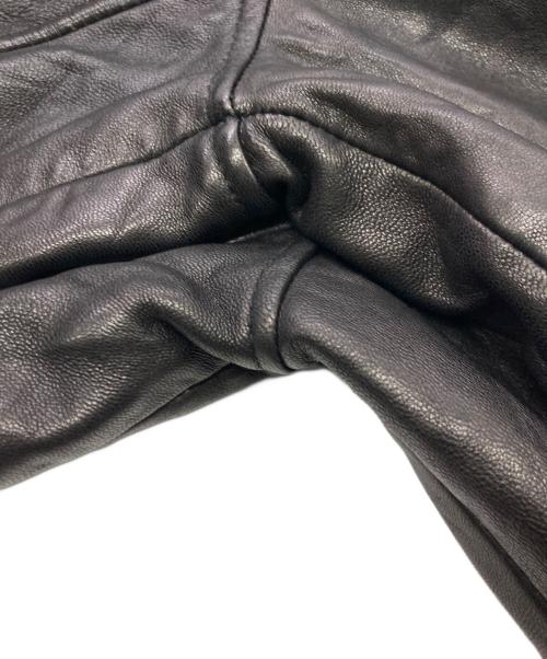 DOCKERS（ドッカーズ）DOCKERS (ドッカーズ) レザージャケット ブラック サイズ:Lの古着・服飾アイテム