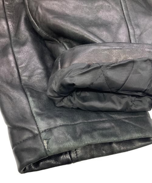 DOCKERS（ドッカーズ）DOCKERS (ドッカーズ) レザージャケット ブラック サイズ:Lの古着・服飾アイテム