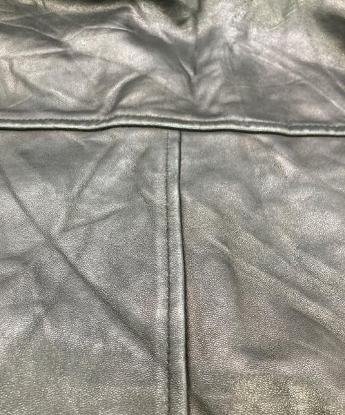 DOCKERS（ドッカーズ）DOCKERS (ドッカーズ) レザージャケット ブラック サイズ:Lの古着・服飾アイテム