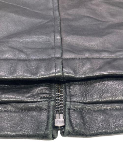 DOCKERS（ドッカーズ）DOCKERS (ドッカーズ) レザージャケット ブラック サイズ:Lの古着・服飾アイテム