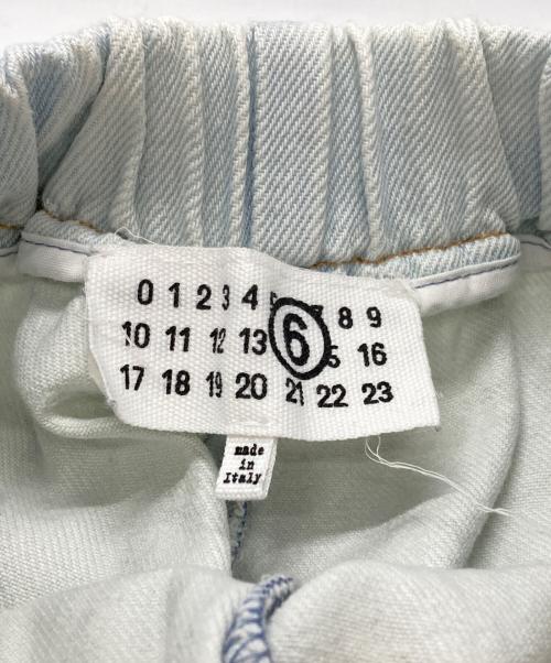 MM6 Maison Margiela（エムエムシックスメゾンマルジェラ）MM6 Maison Margiela (エムエムシックスメゾンマルジェラ) イージーデニムパンツ/Easy Denim Pants スカイブルー サイズ:36の古着・服飾アイテム