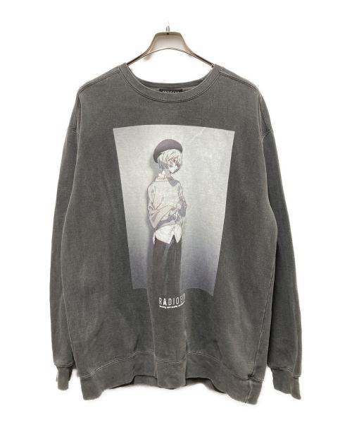 RADIOEVA（ラヂオエヴァ）RADIOEVA (ラヂオエヴァ) VINTAGE ILLUSTRATION Sweat グレー サイズ:Lの古着・服飾アイテム