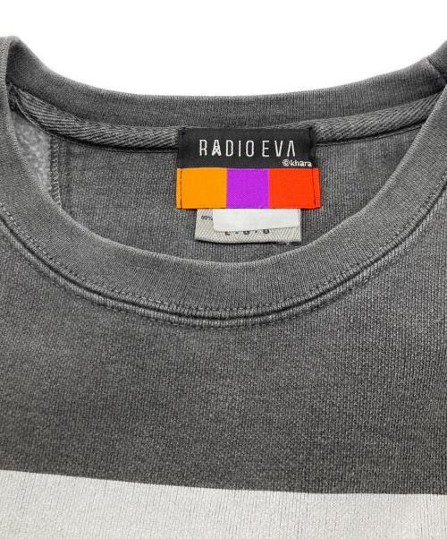 RADIOEVA（ラヂオエヴァ）RADIOEVA (ラヂオエヴァ) VINTAGE ILLUSTRATION Sweat グレー サイズ:Lの古着・服飾アイテム