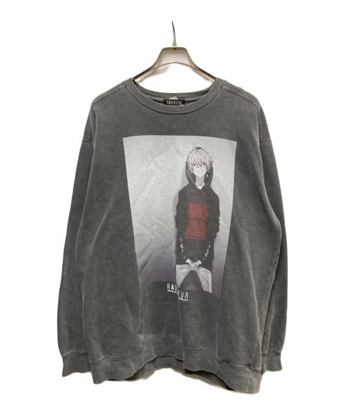 RADIOEVA（ラヂオエヴァ）RADIOEVA (ラヂオエヴァ) VINTAGE ILLUSTRATION Sweat グレー サイズ:Lの古着・服飾アイテム