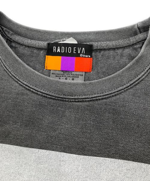 RADIOEVA（ラヂオエヴァ）RADIOEVA (ラヂオエヴァ) VINTAGE ILLUSTRATION Sweat グレー サイズ:Lの古着・服飾アイテム