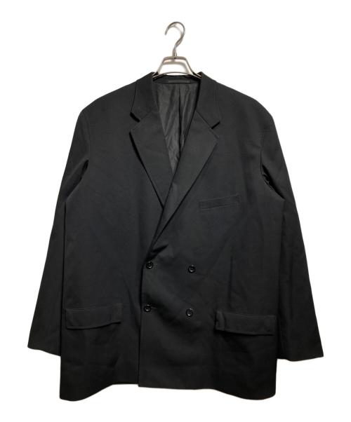 Graphpaper（グラフペーパー）Graphpaper (グラフペーパー) Scale Off Wool Double Jacket/スケールオフウールダブルジャケット ブラック サイズ:3の古着・服飾アイテム