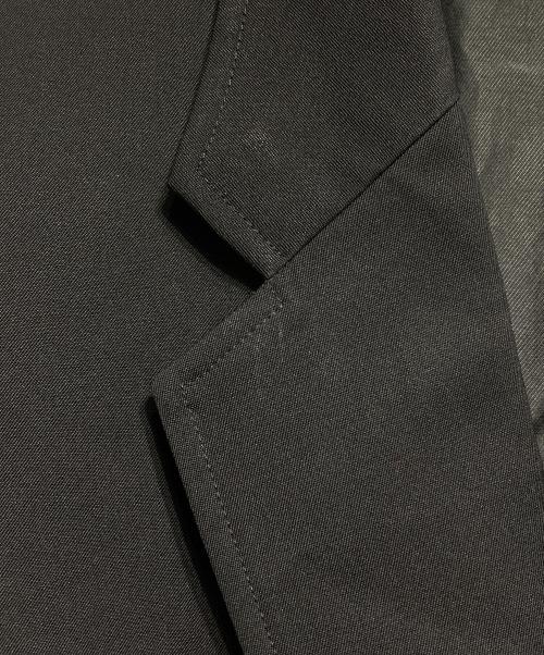 Graphpaper（グラフペーパー）Graphpaper (グラフペーパー) Scale Off Wool Double Jacket/スケールオフウールダブルジャケット ブラック サイズ:3の古着・服飾アイテム