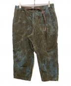 Varde77バルデセブンティセブン）の古着「TIE DYE CORDUROY EASY PANTS」｜ブラウン