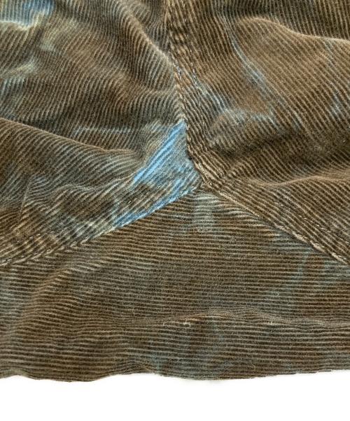 Varde77（バルデセブンティセブン）Varde77 (バルデセブンティセブン) TIE DYE CORDUROY EASY PANTS ブラウン サイズ:ONE SIZEの古着・服飾アイテム