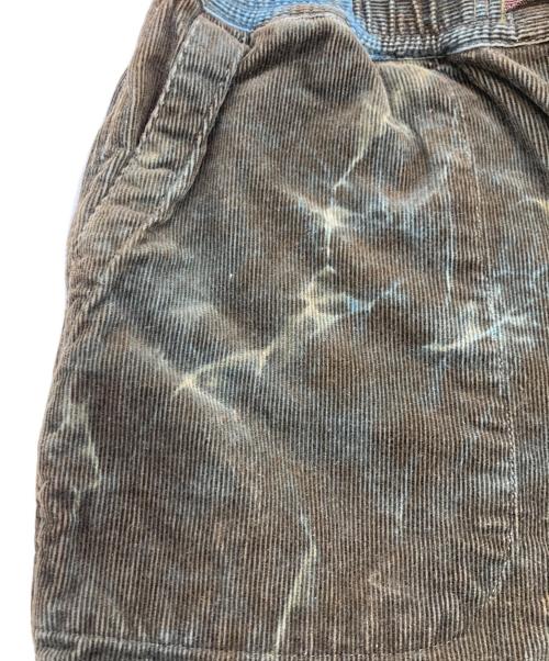 Varde77（バルデセブンティセブン）Varde77 (バルデセブンティセブン) TIE DYE CORDUROY EASY PANTS ブラウン サイズ:ONE SIZEの古着・服飾アイテム