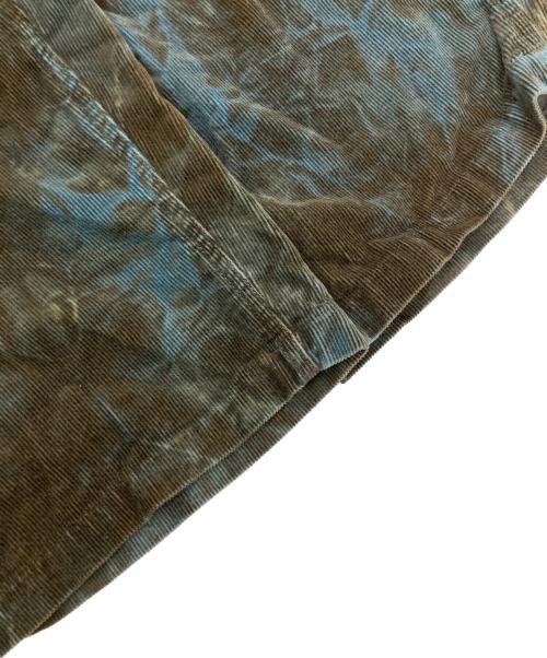 Varde77（バルデセブンティセブン）Varde77 (バルデセブンティセブン) TIE DYE CORDUROY EASY PANTS ブラウン サイズ:ONE SIZEの古着・服飾アイテム