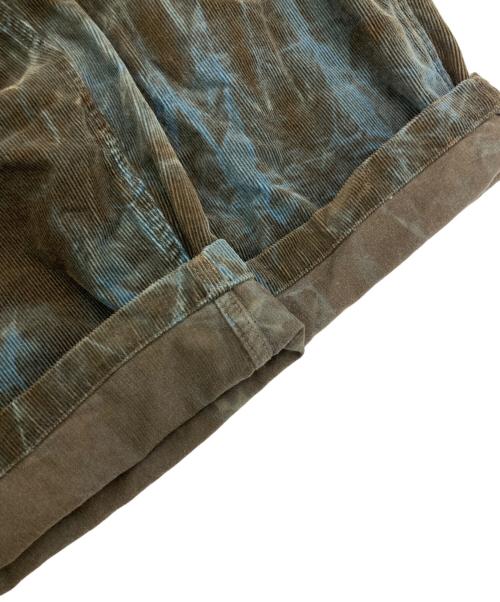 Varde77（バルデセブンティセブン）Varde77 (バルデセブンティセブン) TIE DYE CORDUROY EASY PANTS ブラウン サイズ:ONE SIZEの古着・服飾アイテム