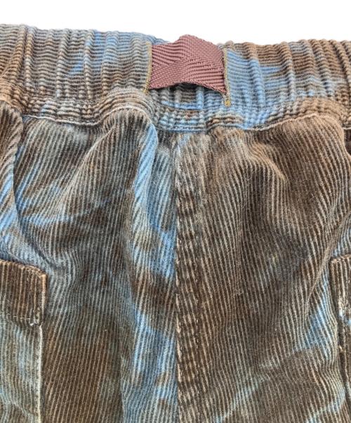 Varde77（バルデセブンティセブン）Varde77 (バルデセブンティセブン) TIE DYE CORDUROY EASY PANTS ブラウン サイズ:ONE SIZEの古着・服飾アイテム