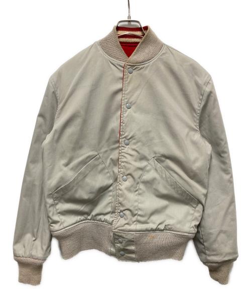 butwin（バトウィン）butwin (バトウィン) 60-70s ワッペンウールスタジャン レッド サイズ:40の古着・服飾アイテム
