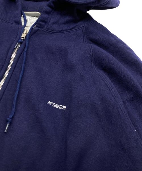 McGREGOR（マックレガー）McGREGOR (マックレガー) 80S-90S裏地サーマルジップパーカー ネイビー サイズ:XLの古着・服飾アイテム