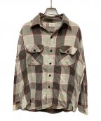 Searsシアーズ）の古着「60s ヘビ-ネルシャツ」｜グレー