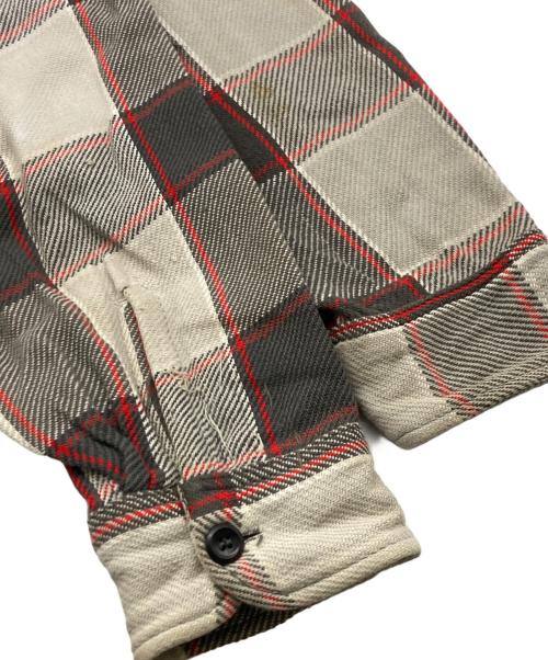 Sears（シアーズ）Sears (シアーズ) 60s ヘビ-ネルシャツ グレー サイズ:SIZE 15-15 1/2(肩幅47・身幅57・着丈70)の古着・服飾アイテム