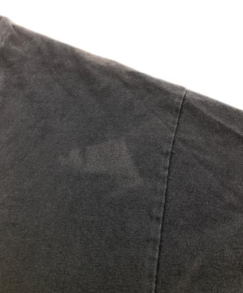 JESSE WHO（ジェシーフー）JESSE WHO (ジェシーフー) 00s アイアンクロスピンストライププリントTシャツ ブラック サイズ:不明(実寸参照）の古着・服飾アイテム