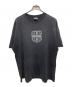 JESSE WHO（ジェシーフー）の古着「00s アイアンクロスピンストライププリントTシャツ」｜ブラック