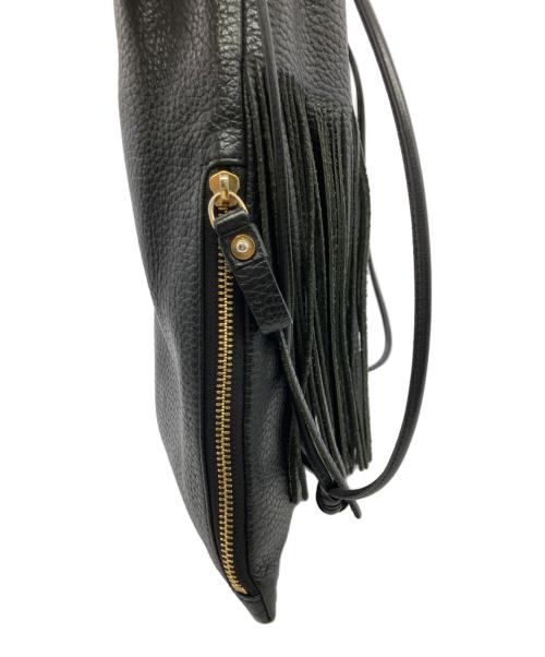 5525gallery（ゴーゴーニーゴーギャラリー）5525gallery (ゴーゴーニーゴーギャラリー) PORTER (ポーター) FRINGE POUCH ブラックの古着・服飾アイテム
