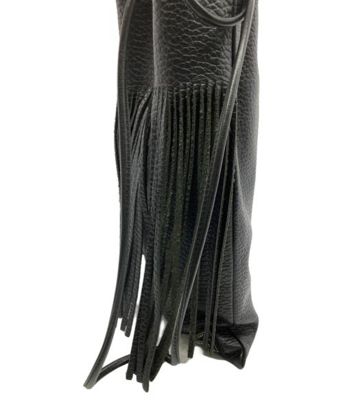 5525gallery（ゴーゴーニーゴーギャラリー）5525gallery (ゴーゴーニーゴーギャラリー) PORTER (ポーター) FRINGE POUCH ブラックの古着・服飾アイテム