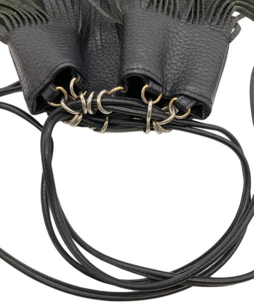 5525gallery（ゴーゴーニーゴーギャラリー）5525gallery (ゴーゴーニーゴーギャラリー) PORTER (ポーター) FRINGE POUCH ブラックの古着・服飾アイテム