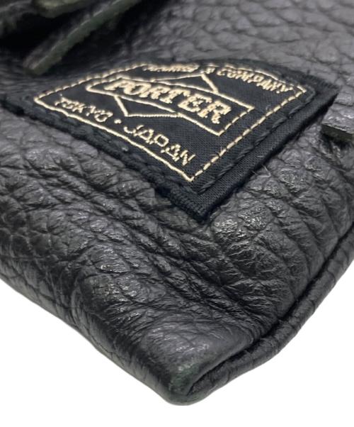 5525gallery（ゴーゴーニーゴーギャラリー）5525gallery (ゴーゴーニーゴーギャラリー) PORTER (ポーター) FRINGE POUCH ブラックの古着・服飾アイテム