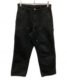 CarHartt（カーハート）の古着「ダブルニーパンツ」｜ブラック