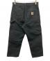 CarHartt (カーハート) ダブルニーパンツ ブラック サイズ:28×32：16000円