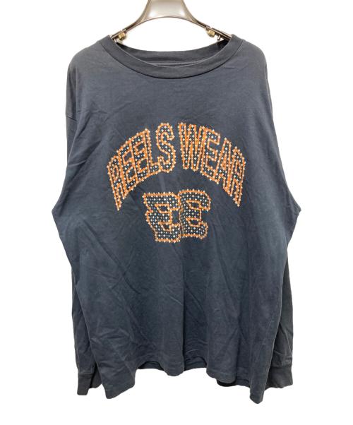 REELS（リールス）REELS (リールス) LONG SLEEVE TEE ネイビー サイズ:Lの古着・服飾アイテム